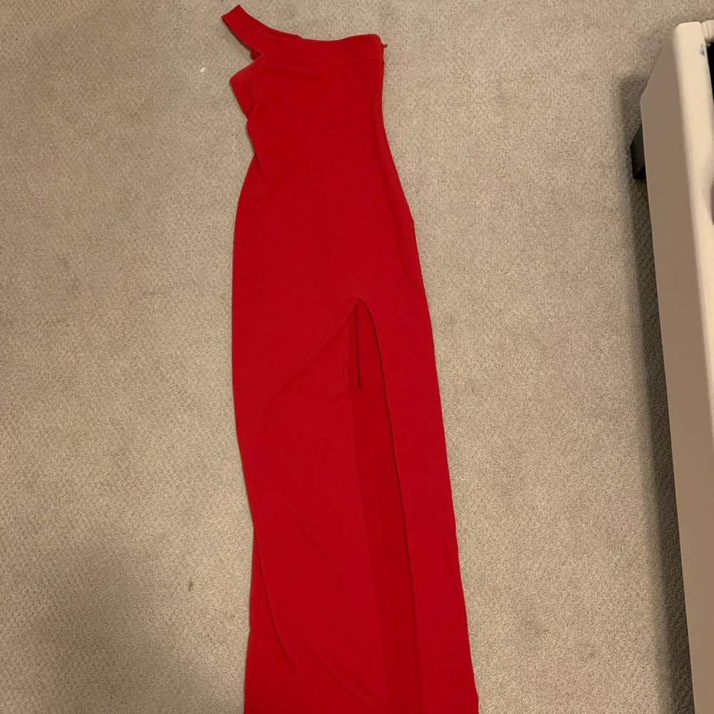 Red gown